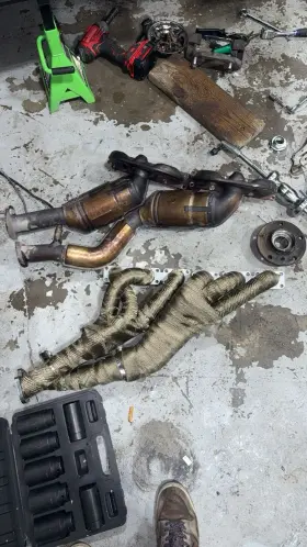 327-59273 Bmw 2004 330i Zhp Factory Headers With Ms45.1 Rear 02 Sensors