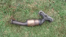 3415423 Bmw X3 Rear Exhaust Manifold And Catalytic Converter E83 Oem 07-10 Cly 4-6