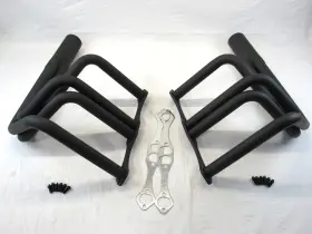H60008bk Bous Performance Small Block Chevy Sbc 327 350 383 Sprint Roadster Headers Black
