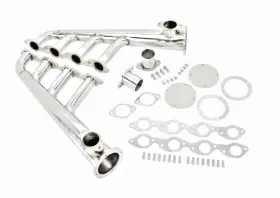 H60502s Bous Performance H60502h Lake Style Header Compatible With Chevy Big Block 396-454 Ceramic Coated
