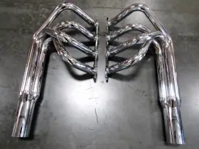 H60503c Bous Performance Big Block Chevy 396 454 Sprint Style Roadster Header Chrome