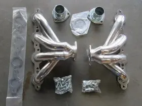 H60801h Bous Performance Chevy Ls1/ Ls6 5.7/ 5.3/ 6.0 Block Hugger Street Rod Header Ceramic Coat