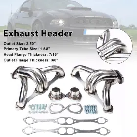 C265-a161 Bruce&shark Stainless Steel Exhaust Manifold Header For Ford Mustang 3.7l V6 2011-2015