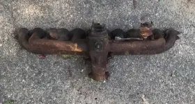 1297940 Buick 1937 Inline Straight 8 Exhaust Manifold Assembly - Chevrolet Oldsmobile Gm