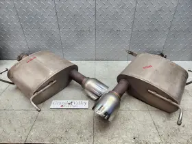 Cadillac 140829 2011-2015 Cts-v Coupe Corsa Axle Back Exhaust Mufflers Damage See Pics