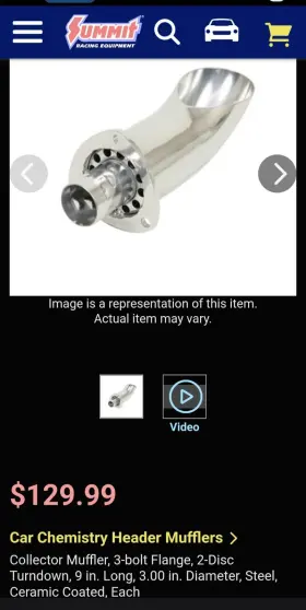 Ftd3003c Car Chemistry 2 Two Header Muffler