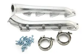 Hz-9966-cer-sil Cfr Performance Exhaust Manifolds For 2003 Dodge/plymouth Gen 3 Hemi 2.5 Inch V-band-ceramic Silver