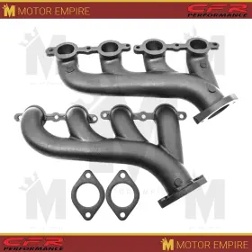 Hz-9988-r Cfr Performance Cast Iron Exhaust Manifolds Fits 2002-2012 Chevy Ls Based Raw