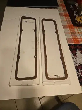 813-179s Chevrolet S.b. Chevy 1/4 Inch Thick Cork Steel Shm Pair Of Gaskets