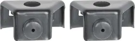 Kw399 Chq - Classic Headquarters 1968 Camaro Rally Sport Headlight Door Stop Bracket With Stoppers Pair