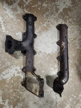 1634724 Chrysler 1956 57 58 59 60 Plymouth Dodge Poly Exhaust Manifolds 277 301 318 326 Mopar