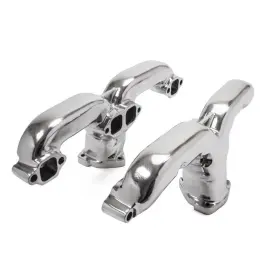 283-350 Cj Classic Trucks S900x Ram Horn Manifolds Cast Iron Ceramic Gm Small Block