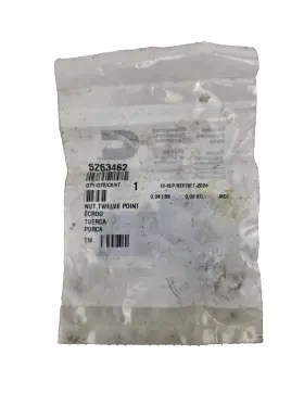 5263462 Cummins 1pc Genuine Turbo Mounting Nut 12 Point