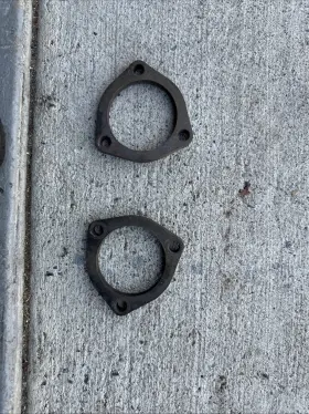 Ct1301 Dan Nickelson Race Cars 1997-2004 C5 Corvette Ls1/ls6 Exhaust Manifold Flanges Pair 2-1/2 Inch Outlet