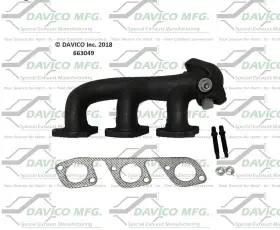 663049-as Davico Mfg Exhaust Manifold For 2000-2003 F-150 4.2l V6 Gas Ohv