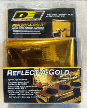 010393 Dei Reflect A Gold Engine / Intake Heat Barrier 24 Inch X24 Sheet Wrap