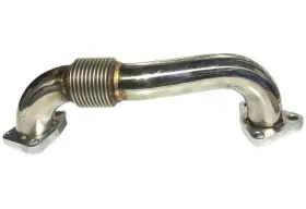 Dd-127 Doctor Diesel Usa Heavy Duty Driver Side Exhaust Up Pipe 2001-2016 Gmc Chevy Duramax 6.6l