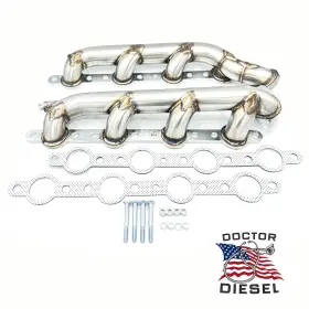 Dd-252 Doctor Diesel Usa For Ford Powerstroke F250 F350 F450 7.3l Stainless Performance Headers Manifolds