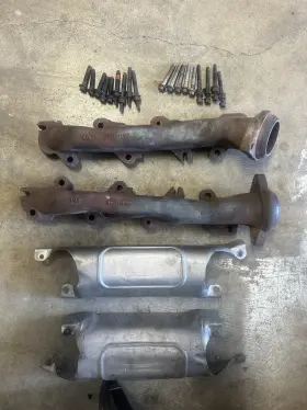 68045560ab Dodge 68045559ab/68045560ab 2012 Ram 1500 Hemi V8 Oem Headers Set. Bolts Included With Heat Shields