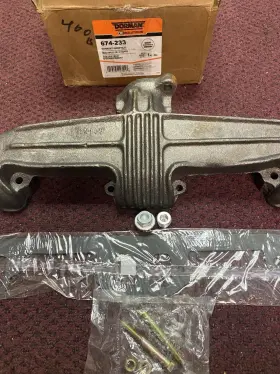 674-233 Dorman Left Side Exhaust Manifold Kit 1978-1992 Dodge Trucks 5.9l