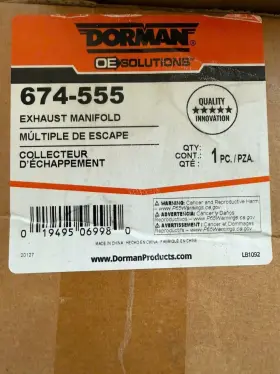 674-555 Dorman Exhaust Manifolds Driver Left Side For F150 Truck E150 Van E250