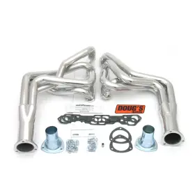 D323 Dougs Headers - 4-tube Steel Metallic Ceramic Coated Long Tube Exhaust