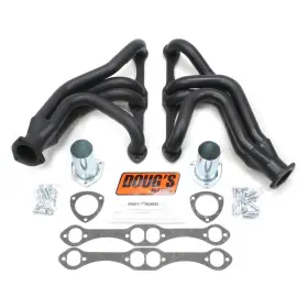 D356-b Dougs Headers Black Hi-temp Coated
