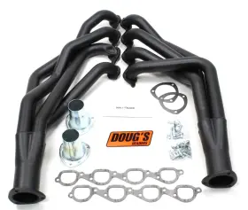 D359-b Dougs Headers Full-l Steel Painted 3.5in Collector Chevy 9.4l Pa