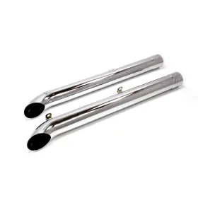 D930-c Dougs Headers Side Tubes Corvette Sidemount Chrome