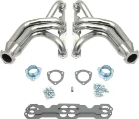 Tf700402 Dougs Headers 1955-57 Chevrolet 265-400 Uncoated Raw Steel Oval Port Shorty Patriot