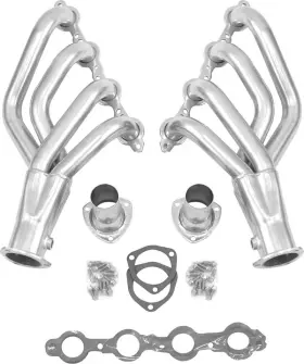 Tf700404 Dougs Headers 1955-57 Chevrolet Ls1/ls6 Uncoated Raw Steel Round Port Shorty Patriot