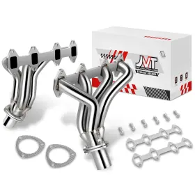 Dpt-jvthd083 Dpt Motorsports Fit 57-76 Ford F-100 3/8 Inch Thick 4-1 Mid Length Headers And Collector Reducers