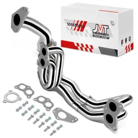 Dpt-jvthd158 Dpt Motorsports Fit 02-21 Subaru Wrx Sti 3 Piece Slip Design Up Pipe Exhaust Manifold Header