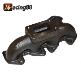Em024 Emusa For 87-92 Vw Jetta/90-93 Passat 1.8l /2.0l 16-valve T3 Flange Cast Iron Manifold