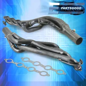 Hds-ch829815-bkgd-608-g8 Epartsgogo For 98-02 Chevy Camaro / Firebird Trans Am Sbc V8 5.7l Long Tube Headers Black
