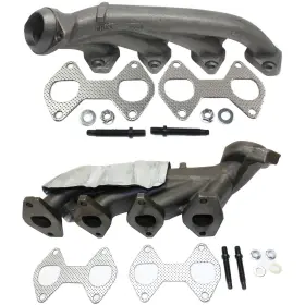 14522190 Evan-fischer Pair Exhaust Manifolds Set Of 2 Driver And Passenger Side For F150 Truck Ford