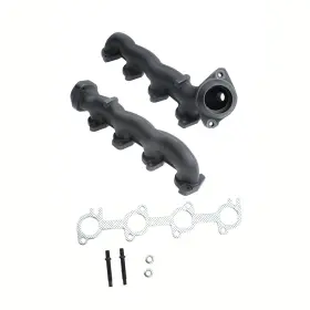 18044629 Evan-fischer Set Of 2 Exhaust Manifolds Driver And Passenger Side For F150 Truck F250 Pair
