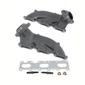 18044653 Evan-fischer Set Of 2 Exhaust Manifolds Driver And Passenger Side For F150 Truck Ford Pair