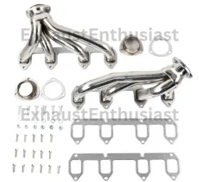 115e Exhaustenthusiast For Ford Big Block Fe 330 360 390 428 Stainless Shorty Hugger Exhaust Headers