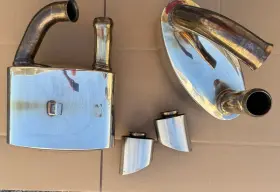 993-fab Fabspeed Porsche 993 1995 98 Carrera / 4 Sport Exhaust With Right Left End