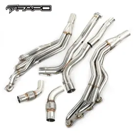 E55-411 Fapo Headers For 03-06 Mercedes Amg E55 Cls55 5.4l 5.5l 332 M113k Kompressor W211
