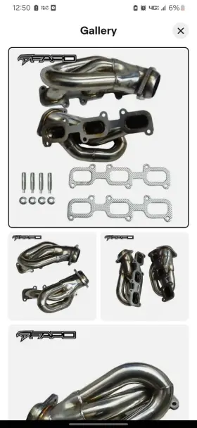 Fe014311-31 Fapo Shorty Headers For 11-15 Ford Mustang 3.7l 227 V6 Base St Coupe Convertible