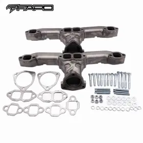 Fe122111-31 Fapo Exhaust Manifolds For 62-69 Chevy Corvette C2 Camaro Sbc 327 Stingray Cast