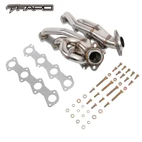 Fe696610-31 Fapo Shorty Headers For 04-10 Ford F150 Xl Xlt Stx Fx2 4.6l 281 Triton V8