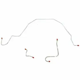 Brakes-gkt6602om Fine Lines Gkt6602om Front Brake Line Kit Fits Ford Galaxie 1966 With 3 Piece Power