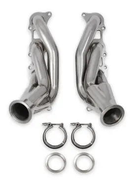 Flowtech 090127037782 12153flt Universal Coyote Turbo Headers - Polished 304 Stainless Steel