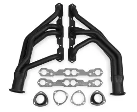 Flowtech 787480111104 11110flt Long Tube Header - Black Paint