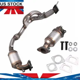 Fly-saikende2015 10h41323 Front Rear Catalytic Converters Set For Cadillac Srx 3.0l 2010-2011 Epa Approved