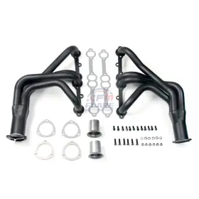 Fm-472-bk Fm For Chevy Corvette 1963-1974 Coated Black 1-5/8 Mid-length Headers Small Block