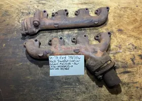 9431-a-dated Ford 0e20 1969-70 302/351w Oem Exhaust Manifolds-pair-c9te-9430/9431-a-dated 0b6/0e20